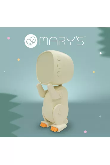 Marys Budzik robo dino bia�y