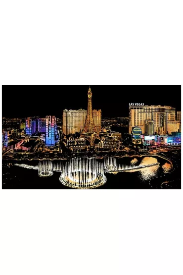 Twoje Hobby Las Vegas. Magiczna zdrapka - wydrapywanka 40.0 x 28.5 cm