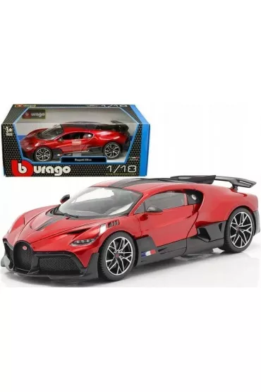 Bugatti Divo - metaliczny czerwony 1:18 Bburago
