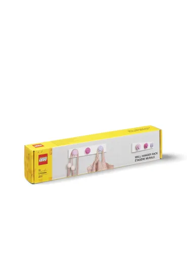 Wieszaki LEGO na listwie R�owy, jasnor�zowy, fioletowy