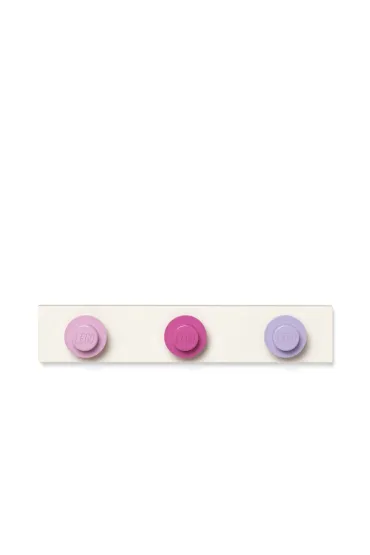 Wieszaki LEGO na listwie R�owy, jasnor�zowy, fioletowy