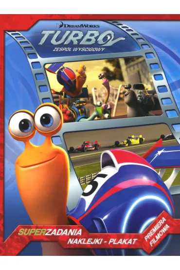 Turbo Zesp� wy�cigowy Superzadania Naklejki-Plakat