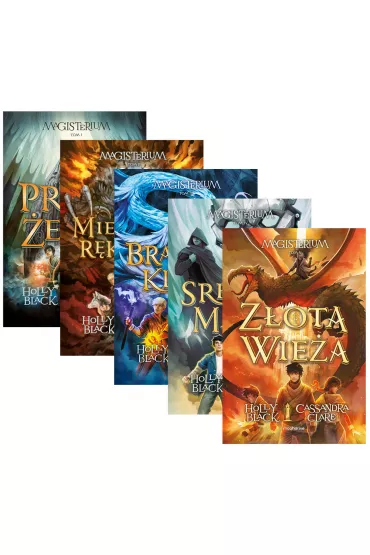 Pakiet Magisterium. Tomy 1-5: Pr�ba �elaza, Miedziana r�kawica, Br�zowy klucz, Srebrna maska, Z�ota wie�a - Holly Black, Cassandra Clare