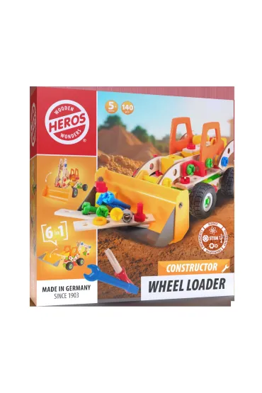 Heros Klocki konstrukcyjne koparko-�adowarka 6w1 140el