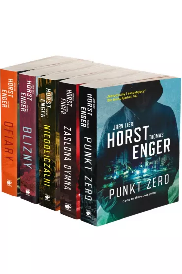 Pakiet: Punkt zero, Zas�ona dymna, Nieobliczalni, Blizny, Ofiary - Thomas Enger, Jorn Lier Horst