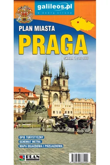 Praga plan miasta 1:10 000