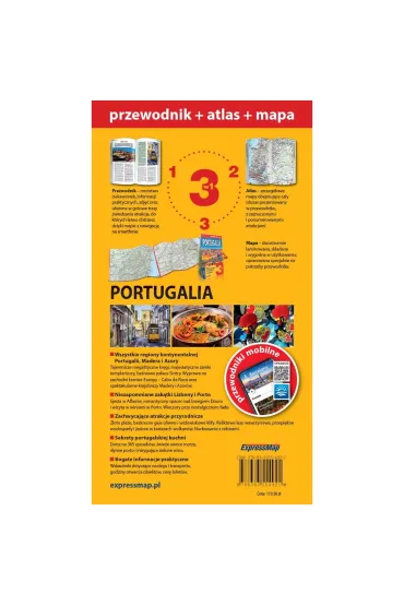 Portugalia 3w1 przewodnik + atlas + mapa - Janusz Andrasz