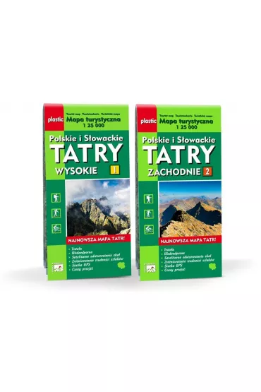 Mapa turystyczna Tatry Polskie i S�owackie 2w1 1:25 000