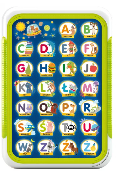 Elektroniczny dotykowy Alfabet Montessori Lisciani