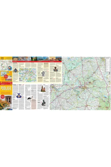 Podlasie laminowany przewodnik i mapa XL 2w1 - Ma�gorzata Niczyporuk