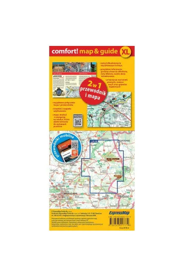 Podlasie laminowany przewodnik i mapa XL 2w1 - Ma�gorzata Niczyporuk