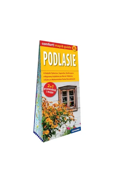 Podlasie laminowany przewodnik i mapa XL 2w1 - Ma�gorzata Niczyporuk