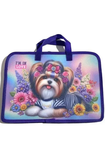 Fresh Teczka-torba A4+ zapinana na zamek z r�czk� Piesek
