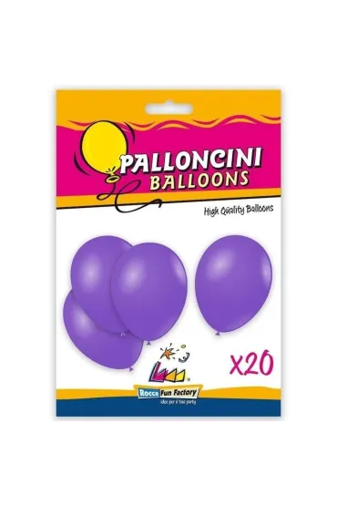 Balony lateksowe fioletowe 26 cm 20 szt.