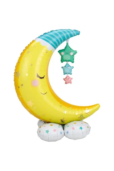 Amscan Balon foliowy AirLoonz ksi�yc i gwiady 101z139cm