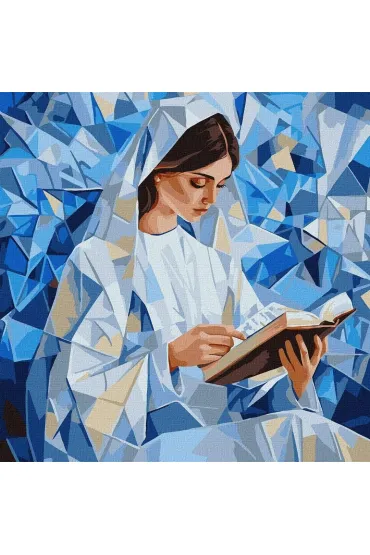 Ideyka Malowanie po numerach - Cicha lektura 40x40cm