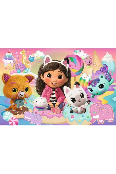 Puzzle 24 el. maxi Koci Domek Gabi, Koci �wiat Gabby Trefl