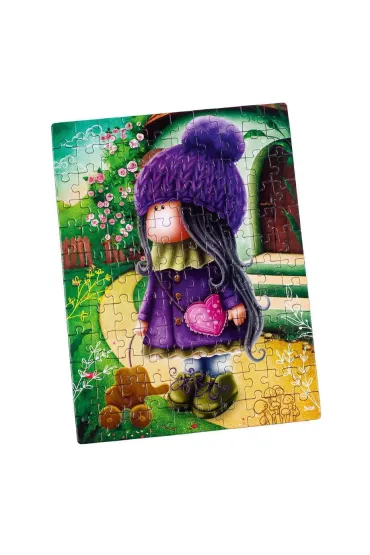 Puzzle 120 el. Urocza laleczka ze s�onikiem Roter Kafer