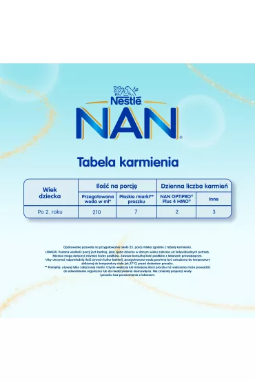 Nestle Nan Optipro Plus 4 Produkt na bazie mleka junior dla dzieci po 2. roku 800 g