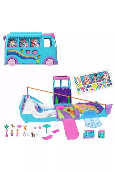 Polly Pocket. Podr�ny van Kamper z transformacj� Mattel