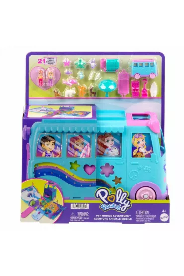 Polly Pocket. Podr�ny van Kamper z transformacj� Mattel