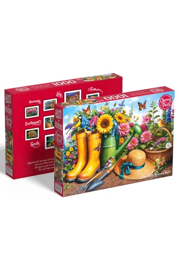 Puzzle 1000 el. Golden Boots Blooming Roots CherryPazzi