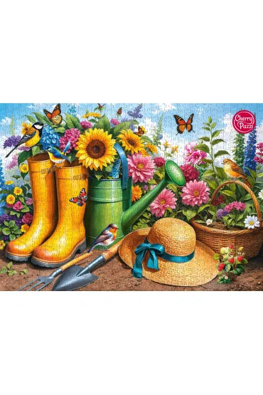 Puzzle 1000 el. Golden Boots Blooming Roots CherryPazzi