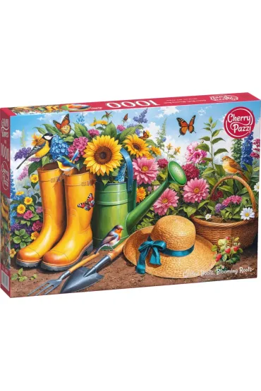 Puzzle 1000 el. Golden Boots Blooming Roots CherryPazzi