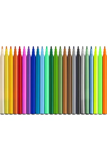 Faber-Castell Flamastry Dinozaur 24 szt.