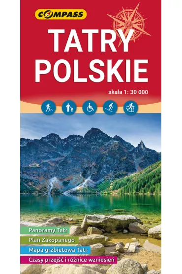 Mapa - Tatry Polskie 1:30 000