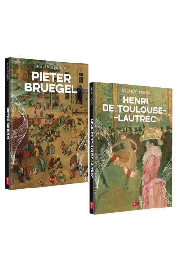 Pakiet: Malarze Pieter Bruegel, Henri de Toulouse-Lautrec - Luba Ristujczina, Agnieszka Kijas