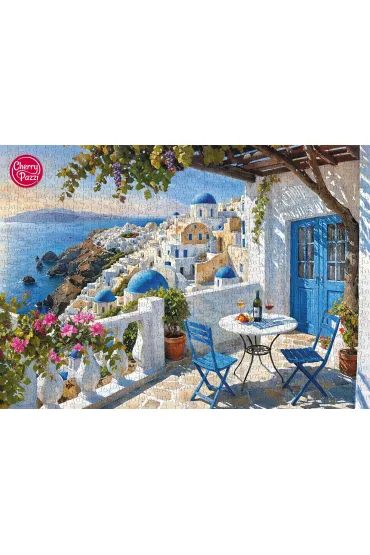 Puzzle 1000 el. Santorini Blues CherryPazzi