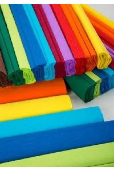 Happy Color Bibu�a marszczona T�CZA, 50x200 cm, 10 rolek 50 x 200 cm