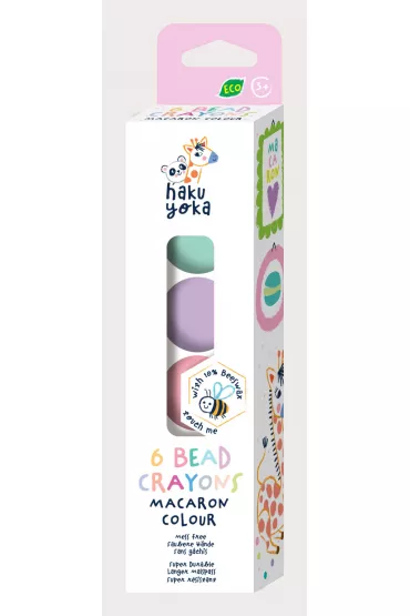 Avenir Kredki koralikowe - Pastelowe kolory 6 szt.