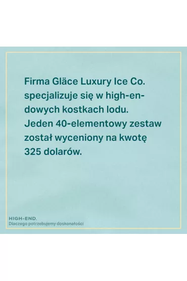 High-end. Dlaczego potrzebujemy doskona�o�ci - Bartosz  Pacu�a
