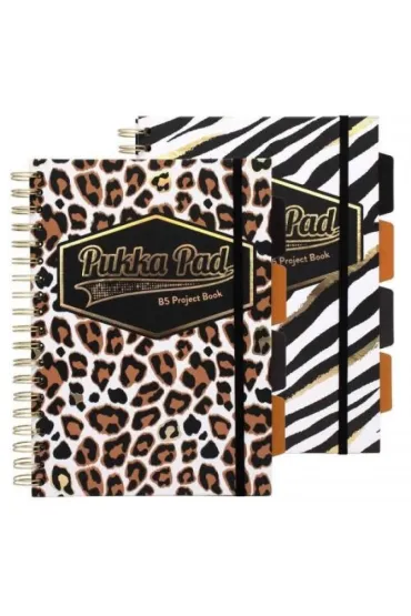 Pukka Pad Pukka Project Book Wild B5 linia 100 kartek 2 szt.