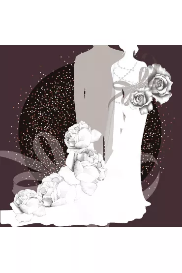 Clear Creations Karnet kwadrat CL0925 �lub para m�oda