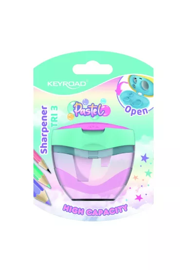 Keyroad Temper�wka plastikowa potr�jna z pojemnikiem