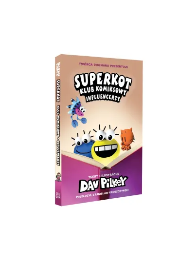 Influencerzy. Superkot. Klub komiksowy. Tom 5 - Dav Pilkey