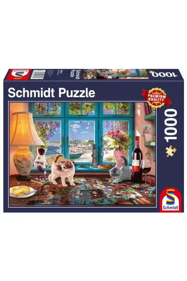 Puzzle 1000 el. St� do uk�adania puzzli Schmidt
