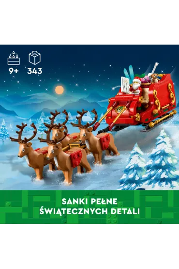 LEGO Iconic Sanie �wi�tego Miko�aja 40499