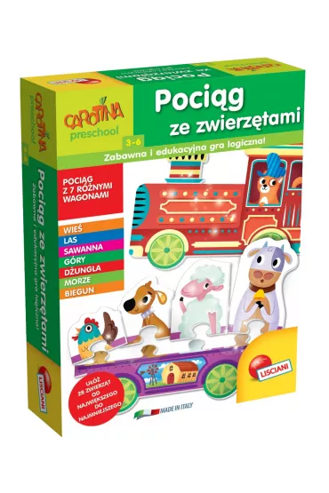 Carotina. Poci�g ze zwierz�tami Lisciani