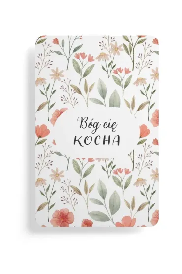 Szaron Magnes na lod�wk� - B�g Ci� kocha - kwiaty
