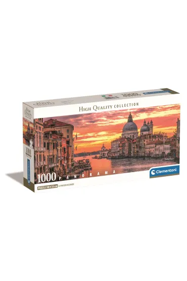 Puzzle 1000 el. Panorama - Grand Canal - Venice Clementoni
