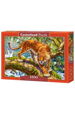 Puzzle 1500 el. Sneaking Jaguar Castorland