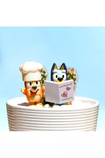 Figurki zestaw 2pak Ekskluzywna Restauracja Bluey BLU13045