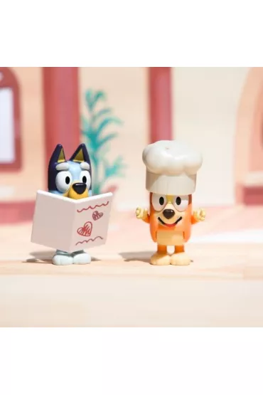 Figurki zestaw 2pak Ekskluzywna Restauracja Bluey BLU13045