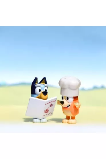 Figurki zestaw 2pak Ekskluzywna Restauracja Bluey BLU13045