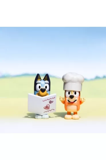 Figurki zestaw 2pak Ekskluzywna Restauracja Bluey BLU13045