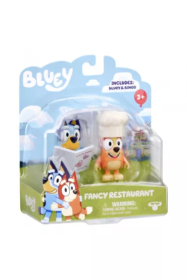 Figurki zestaw 2pak Ekskluzywna Restauracja Bluey BLU13045